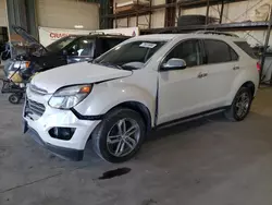 Chevrolet Equinox ltz salvage cars for sale: 2016 Chevrolet Equinox LTZ