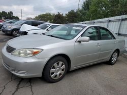 Salvage cars for sale at Moraine, OH auction: 2002 Toyota Camry LE