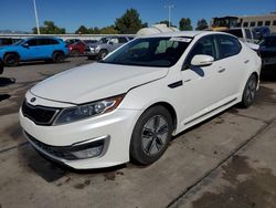 KIA salvage cars for sale: 2013 KIA Optima Hybrid