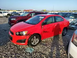 Chevrolet Vehiculos salvage en venta: 2015 Chevrolet Sonic LS