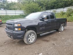 Salvage trucks for sale at Davison, MI auction: 2015 Chevrolet Silverado K1500