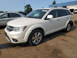 Salvage cars for sale at Woodhaven, MI auction: 2013 Dodge Journey Crew