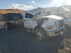 Salvage trucks for sale at Reno, NV auction: 2008 Ford F750 Super Duty