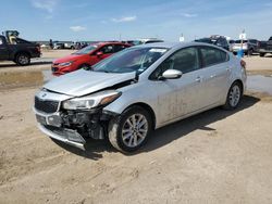 Salvage cars for sale at Amarillo, TX auction: 2017 KIA Forte LX