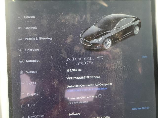 2015 Tesla Model S 70D