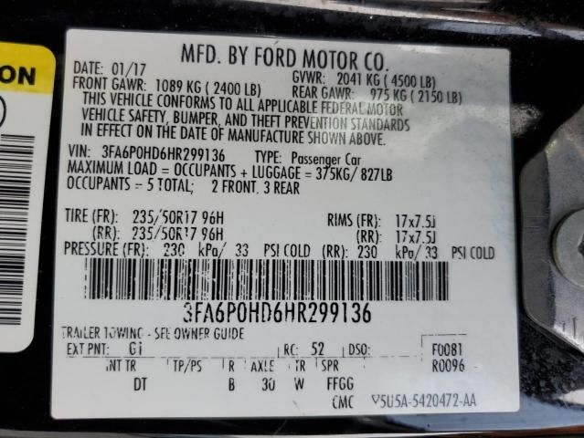 2017 Ford Fusion SE