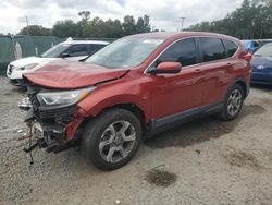 Salvage cars for sale at Riverview, FL auction: 2018 Honda CR-V EXL