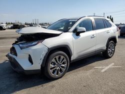 Salvage cars for sale at Rancho Cucamonga, CA auction: 2022 Toyota Rav4 XLE Premium