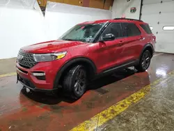 Ford salvage cars for sale: 2022 Ford Explorer XLT