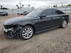 Salvage cars for sale at Mercedes, TX auction: 2017 Audi A6 Premium