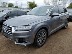 Salvage cars for sale at Elgin, IL auction: 2017 Audi Q7 Premium Plus