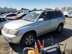 Salvage cars for sale at Martinez, CA auction: 2004 Toyota Highlander