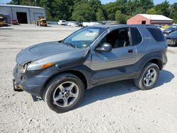 Salvage cars for sale at Mendon, MA auction: 2001 Isuzu Vehicross