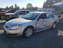 Chevrolet salvage cars for sale: 2011 Chevrolet Impala LT