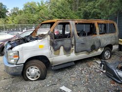 Salvage cars for sale at Waldorf, MD auction: 2011 Ford Econoline E350 Super Duty Wagon