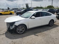 Salvage cars for sale at auction: 2024 Honda Accord EX