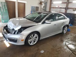 Chevrolet salvage cars for sale: 2015 Chevrolet Cruze LTZ