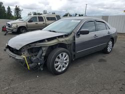 Honda Accord ex salvage cars for sale: 2007 Honda Accord EX