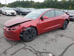 Salvage Cars with No Bids Yet For Sale at auction: 2024 Tesla Model 3