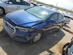 Salvage cars for sale at Tucson, AZ auction: 2018 Hyundai Elantra SE