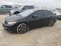 Salvage cars for sale at Haslet, TX auction: 2014 Honda Civic EX