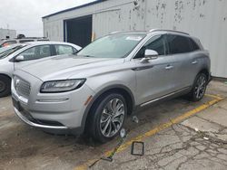 Salvage cars for sale at Chicago Heights, IL auction: 2021 Lincoln Nautilus Reserve