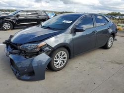 Salvage cars for sale at Grand Prairie, TX auction: 2018 Toyota Corolla L