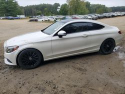 Salvage cars for sale at North Billerica, MA auction: 2017 Mercedes-Benz C 300 4matic