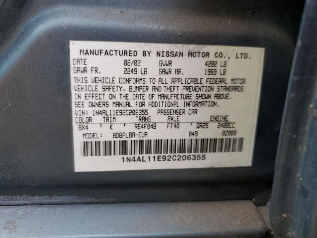 2002 Nissan Altima Base