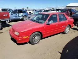 Salvage cars for sale at Brighton, CO auction: 1993 Plymouth Sundance Duster