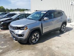 Jeep salvage cars for sale: 2018 Jeep Compass Limited