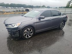 Salvage cars for sale at Dunn, NC auction: 2016 Honda Accord EXL