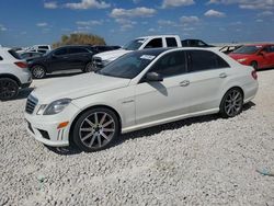 Salvage cars for sale at Temple, TX auction: 2012 Mercedes-Benz E 63 AMG