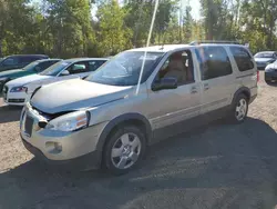 Salvage cars for sale at auction: 2009 Pontiac Montana SV6