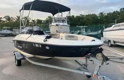 Salvage boats for sale at Opa Locka, FL auction: 2016 Bayliner Boat With Trailer