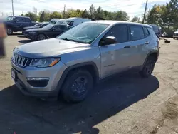 Jeep salvage cars for sale: 2019 Jeep Compass Sport