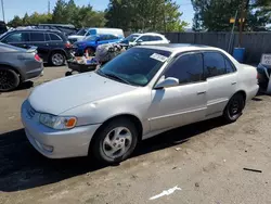 Salvage cars for sale from Copart Denver, CO: 2002 Toyota Corolla CE