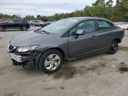 Honda salvage cars for sale: 2013 Honda Civic LX