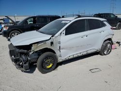 Salvage cars for sale at Haslet, TX auction: 2020 Hyundai Kona SEL