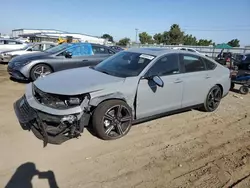 Salvage cars for sale at auction: 2024 Honda Accord Hybrid Sport