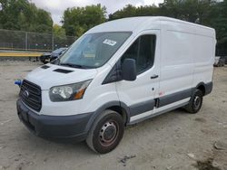 Salvage cars for sale at Waldorf, MD auction: 2015 Ford Transit T-250