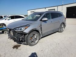 Salvage cars for sale at Kansas City, KS auction: 2017 Hyundai Santa FE SE Ultimate