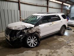 Salvage cars for sale at West Mifflin, PA auction: 2017 Ford Explorer Limited