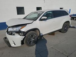 Salvage cars for sale at Farr West, UT auction: 2019 Toyota Highlander LE