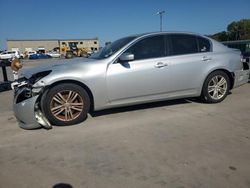 Salvage cars for sale at Wilmer, TX auction: 2010 Infiniti G37 Base