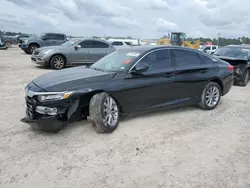 Salvage cars for sale at Houston, TX auction: 2021 Honda Accord LX