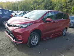 Salvage cars for sale at Marlboro, NY auction: 2021 Toyota Sienna XLE