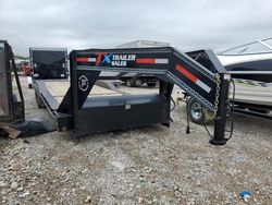 Salvage trucks for sale at Grand Prairie, TX auction: 2023 Urwi 2023 East Texas Gooseneck 24'