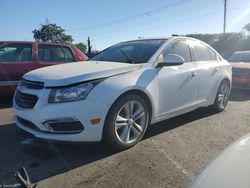 Chevrolet Cruze salvage cars for sale: 2015 Chevrolet Cruze LTZ