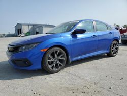 Salvage cars for sale at Tulsa, OK auction: 2019 Honda Civic Sport